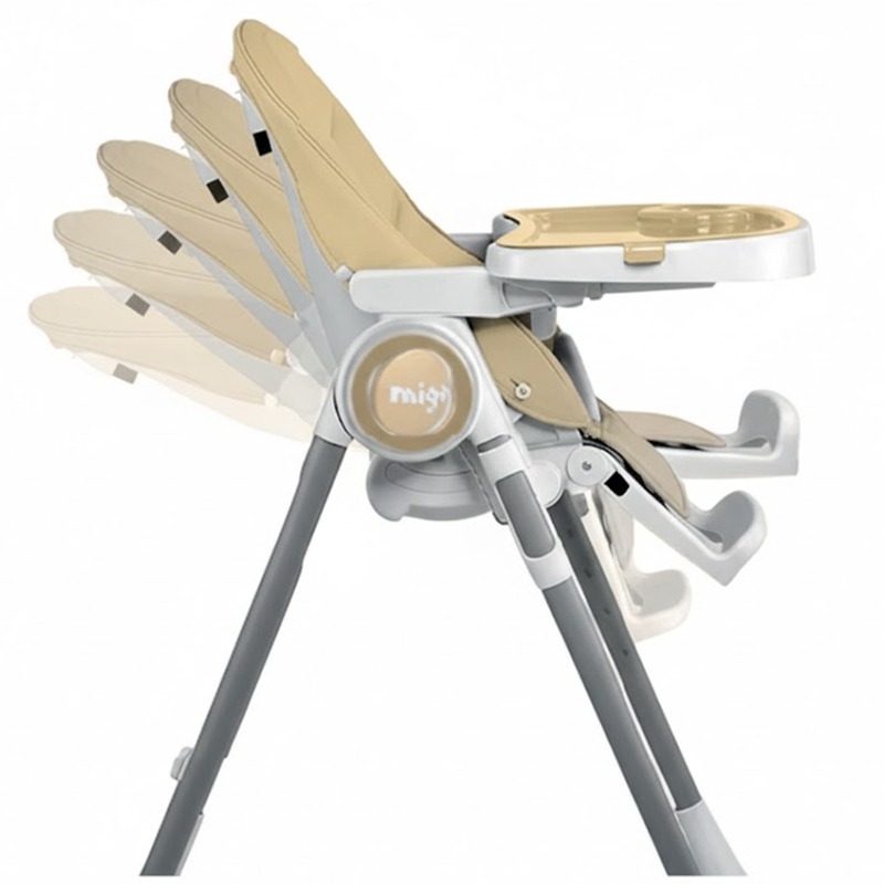 Chaise Haute Pour Bébé MIGO CH005 - Beige - Image 3
