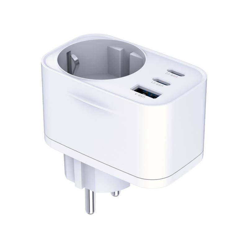 Chargeur 3MK PD 30W Avec USB-A/USB-C - Blanc - Image 2