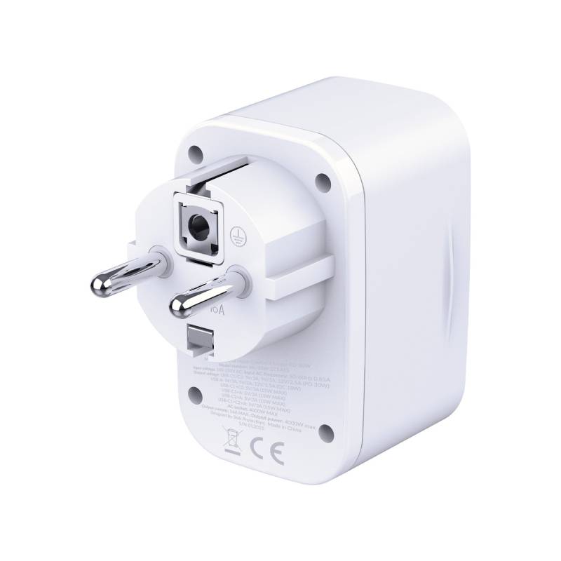 Chargeur 3MK PD 30W Avec USB-A/USB-C - Blanc - Image 5