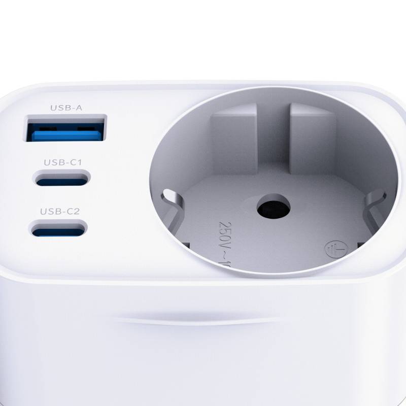 Chargeur 3MK PD 30W Avec USB-A/USB-C - Blanc - Image 6