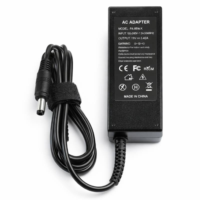 Chargeur Adaptable Pour PC Portable LENOVO 20V 3.25A Grand Bec - Noir - Image 2