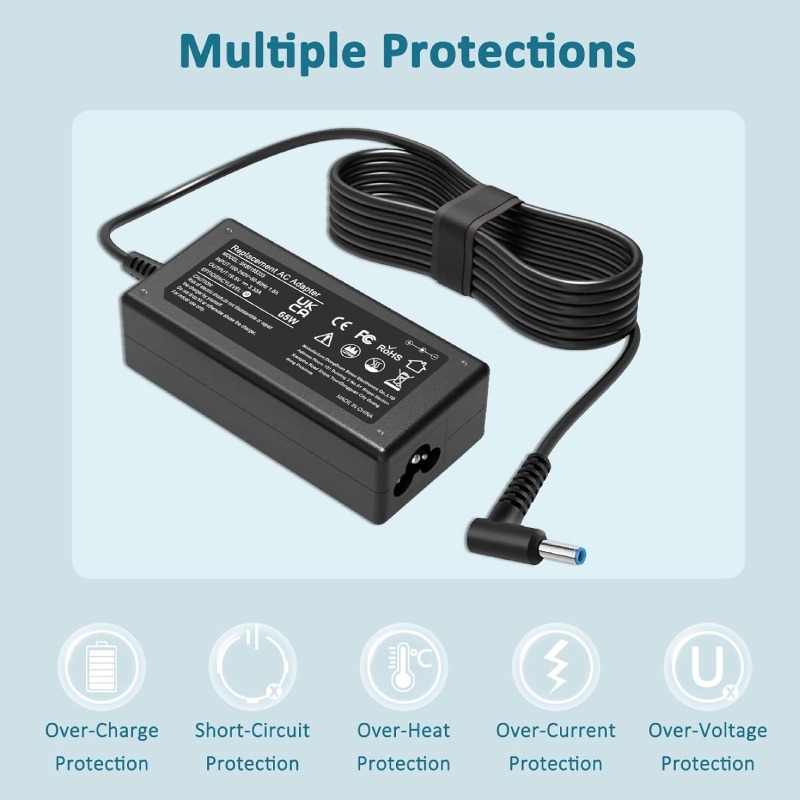 Chargeur Adaptable Pour Ordinateur Portable HP 19.5V-3.33A  - Image 3