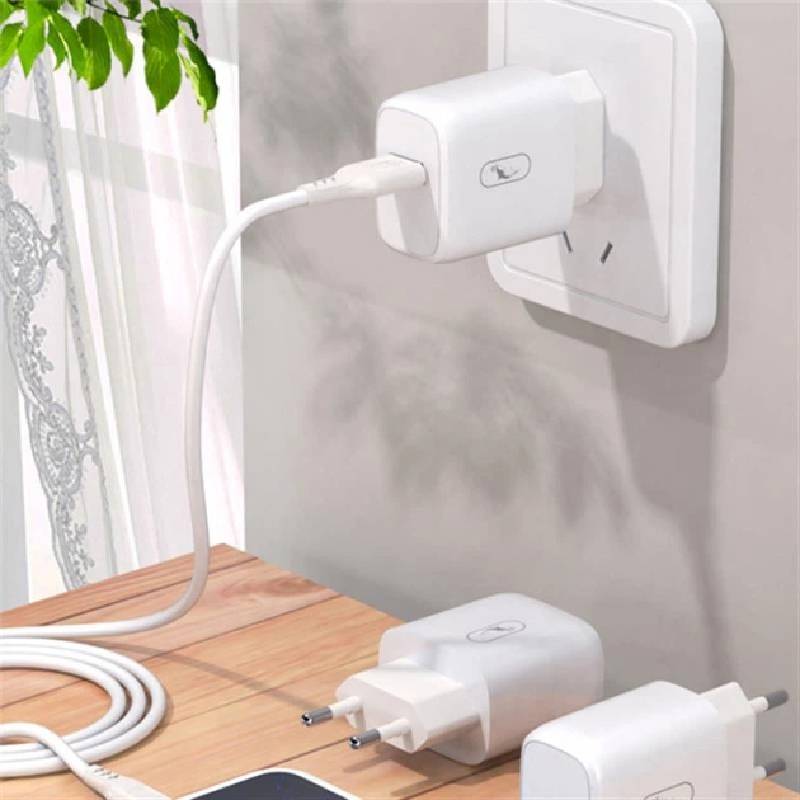 Chargeur SKY DOLPHIN 2.1A Avec Câble Micro-USB - Blanc - Image 2