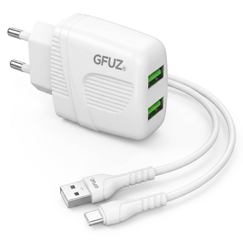 Chargeur Smartphone GFUZ CH-59UC-WH 3A avec Câble Type-C