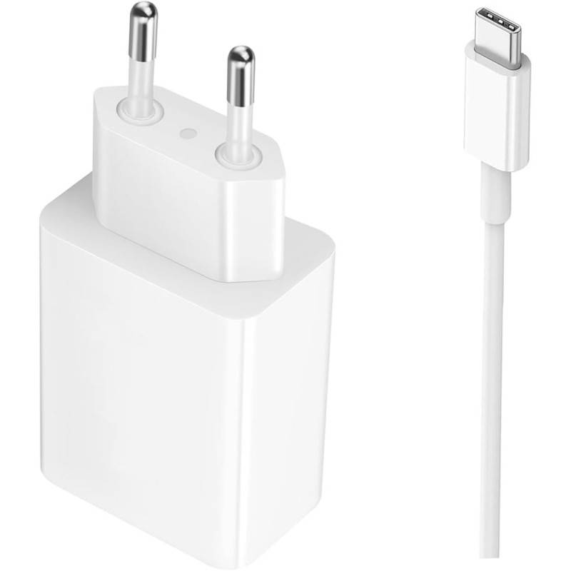 Chargeur Smartphone ROMMOS 67W avec Cable USB - Blanc