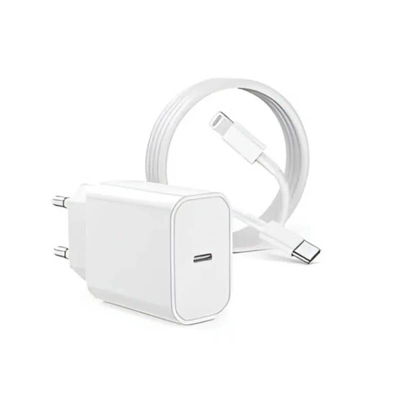 Chargeur Smartphone WUW T74 USB-C 20W avec Câble Lightning