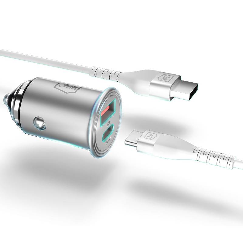 Chargeur Voiture 3MK 30W avec Protection Intégrée - Image 4