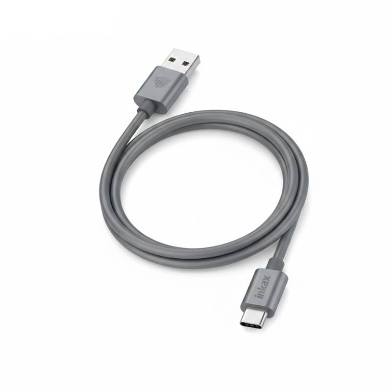 Chargeur Voiture INKAX CA02B Avec Câble Type-C - Silver - Image 3