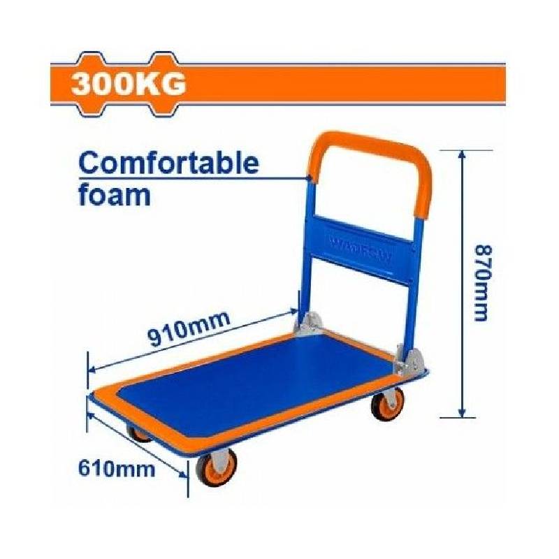 Chariot de Manutention WADFOW 300KG 4 Roues Pliable - WWB1330 - Image 2