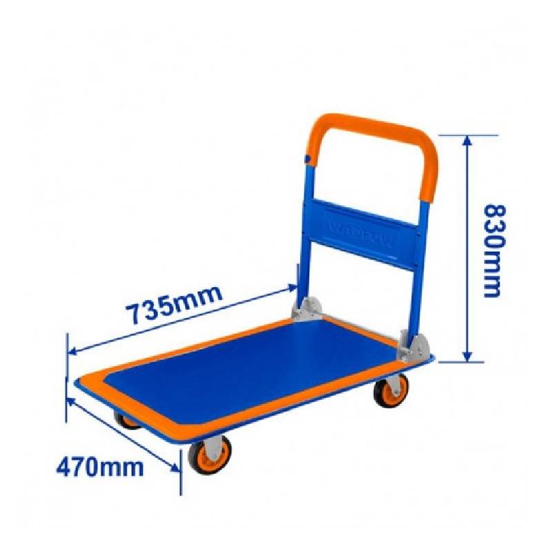 Chariot WADFOW 4 Roues Pliable 150KG - WWB1315 - Image 2