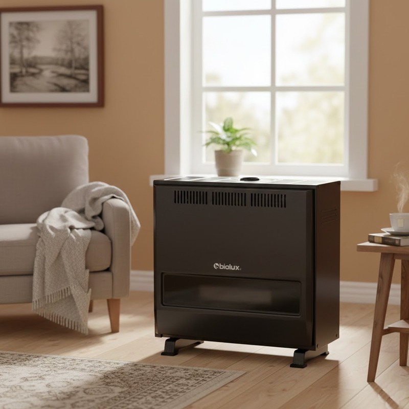Chauffage A Gaz Naturel BIOLUX 10 KW - Noir - Image 2