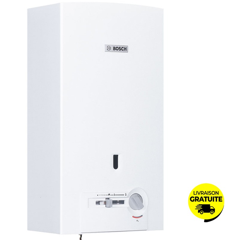 Chauffe Bain BOSCH 11 Litres GPL Avec Veilleuse - Blanc, Photo boutique MyTek chez MyTek
