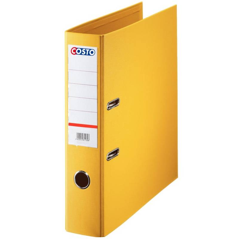 Classeur A Levier Costo PP/PP D75 Jaune