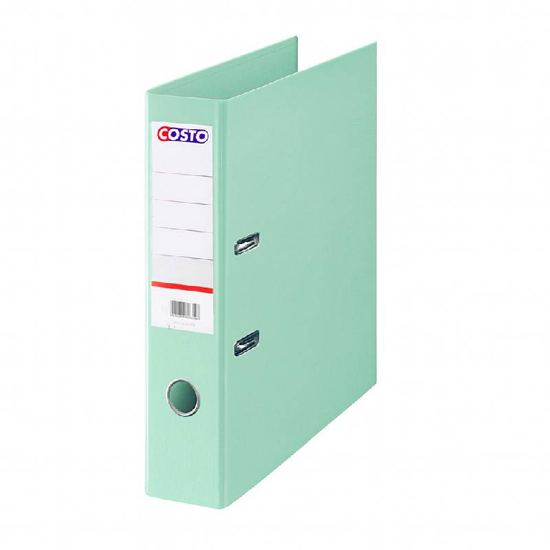 Classeur A Levier COSTO PP/PP D75 Vert Pastel 