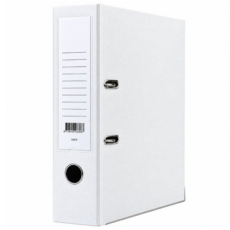 Classeur ELEGANCE Chrono D75mm - Blanc