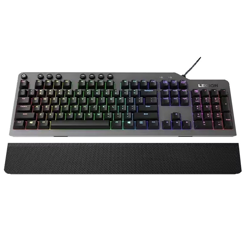 Clavier Filaire Gamer LENOVO K500 RGB - Noir - Image 2