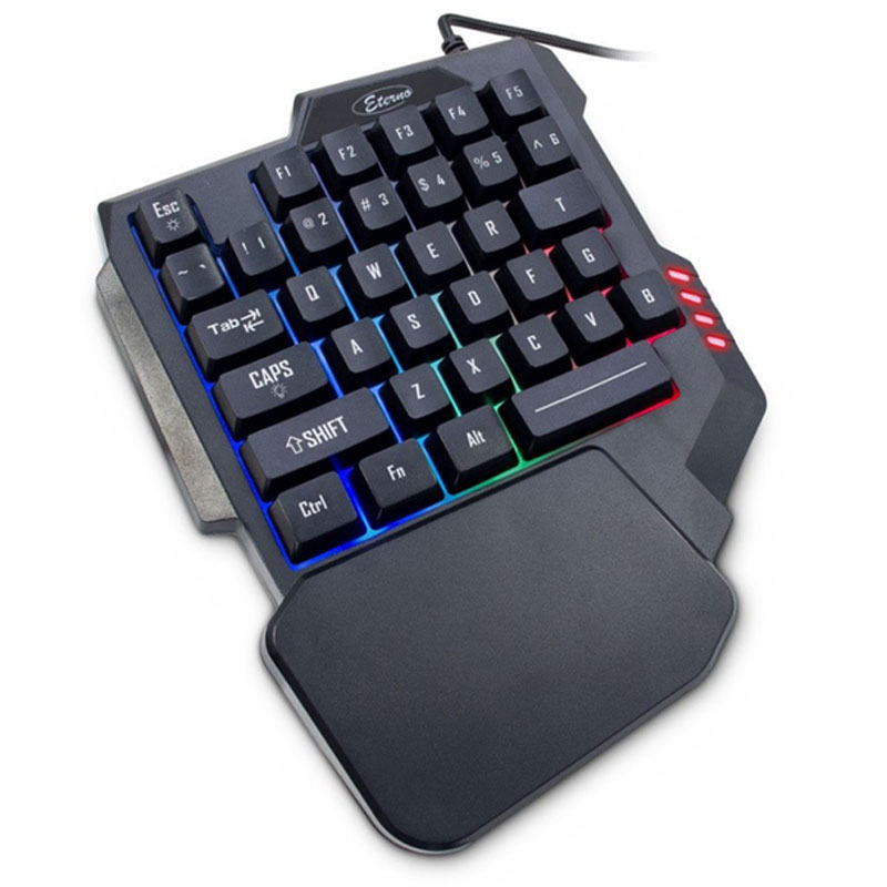 Clavier Filaire Gamer NITROX KB-3035 RVB - Noir