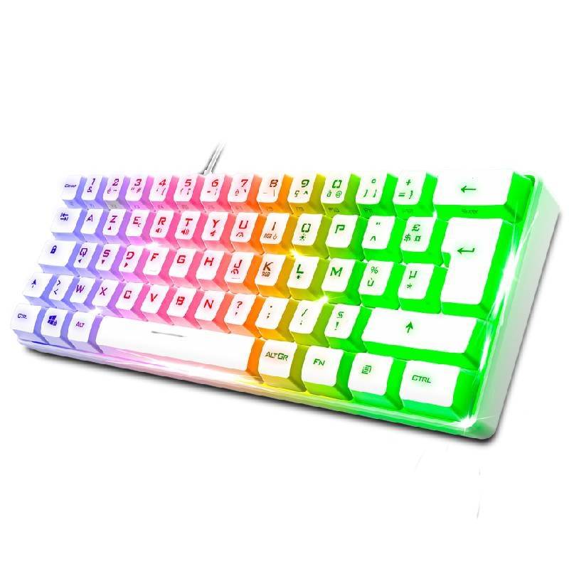 Clavier Filaire Gamer SPIRIT OF GAMER PRO-K2 RGB - Blanc