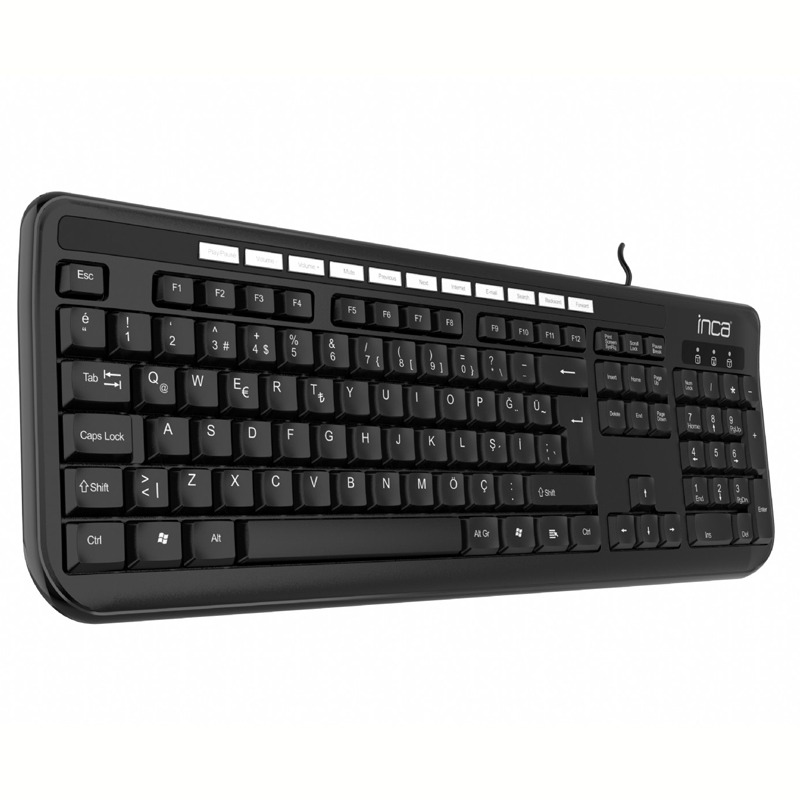 Clavier Filaire INCA IK-274QU - Noir - Image 5