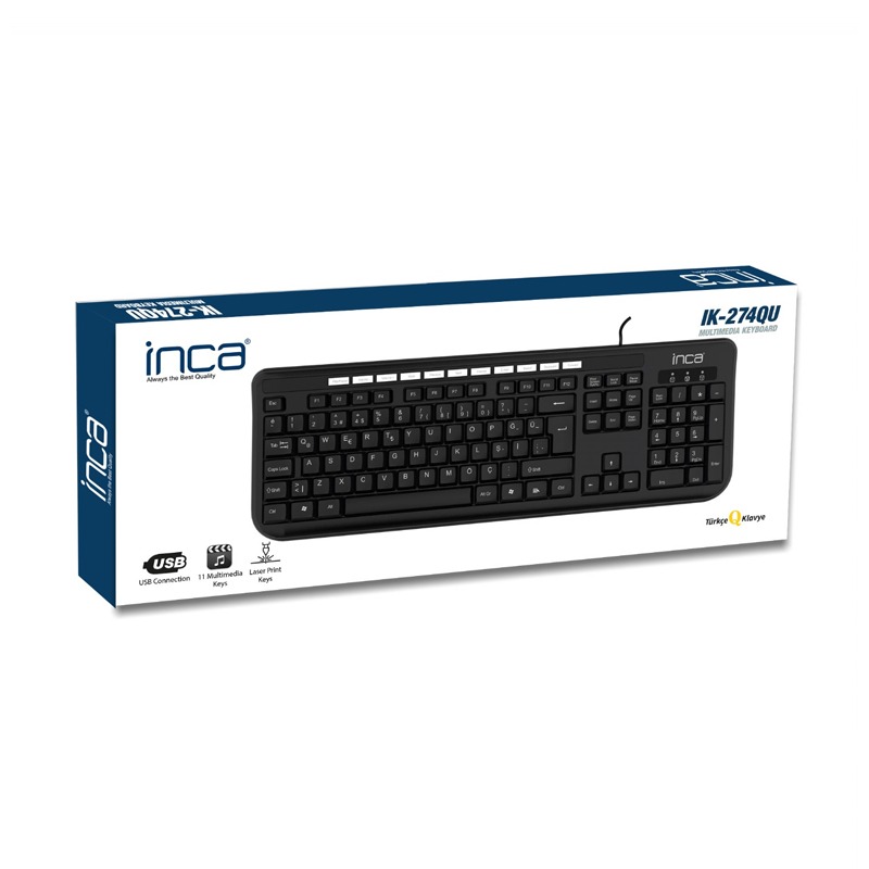 Clavier Filaire INCA IK-274QU - Noir - Image 6