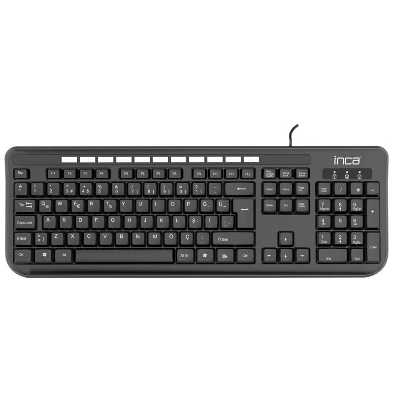 Clavier Filaire INCA IK-274QU - Noir