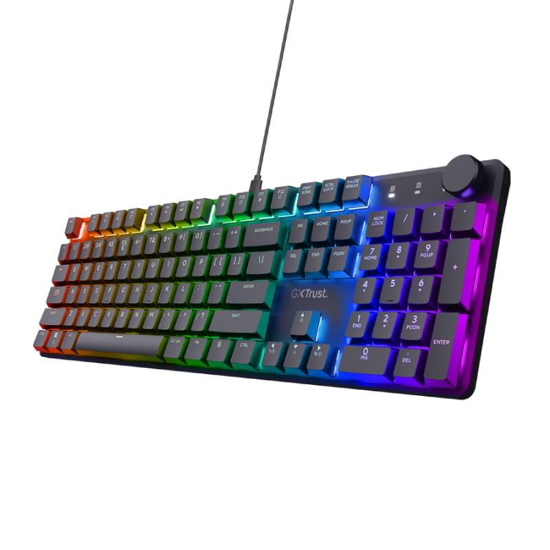 Clavier Filaire Trust Thorix GXT 866 USB - Noir  - Image 2