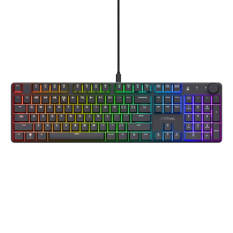 Clavier Filaire Trust Thorix GXT 866 USB - Noir