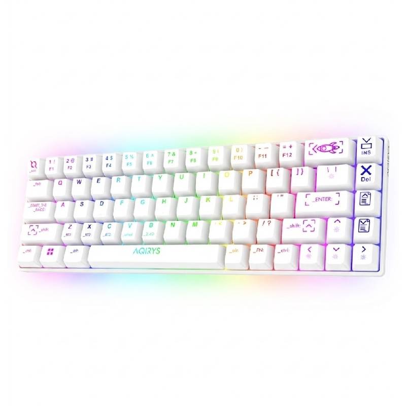 Clavier Gamer AQIRYS Mira 2.0 Blanc - MIRA-V2-W - Image 3