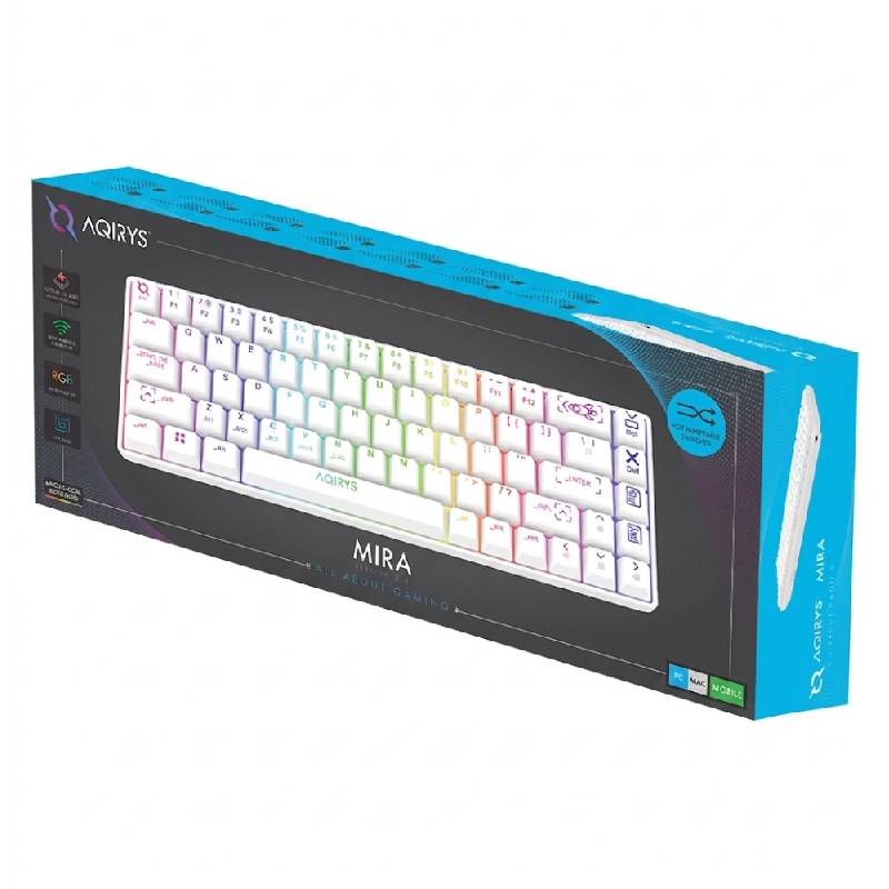 Clavier Gamer AQIRYS Mira 2.0 Blanc - MIRA-V2-W - Image 10
