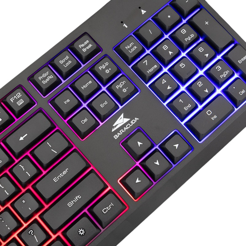 Clavier Gamer Filaire BARACUDA BGK 02114 Starfish - Noir - Image 3