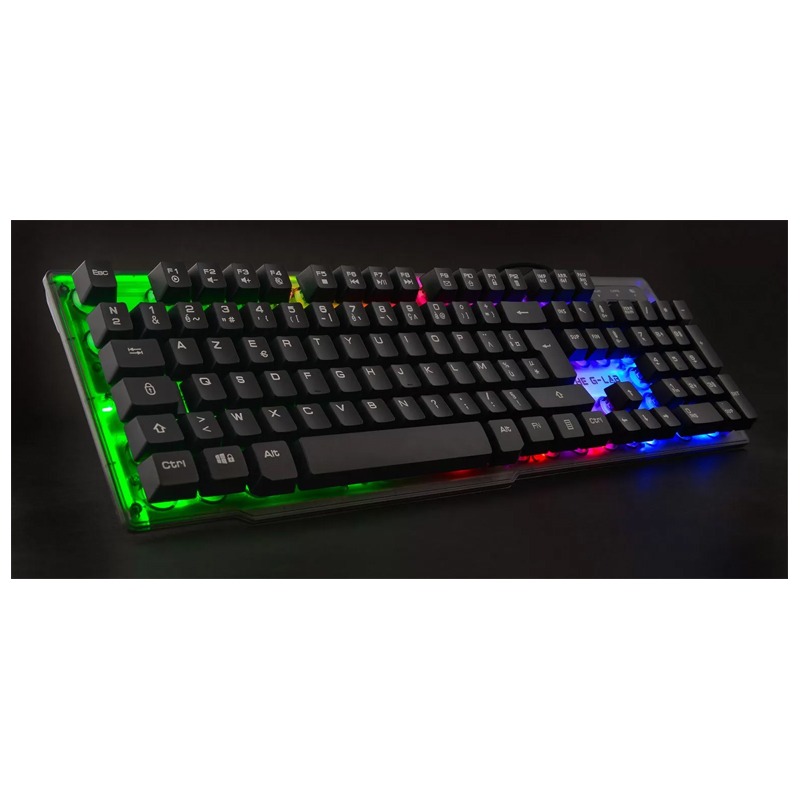 Clavier Gamer Filaire G-LAB KEYZ NEON RGB - Noir - Image 2