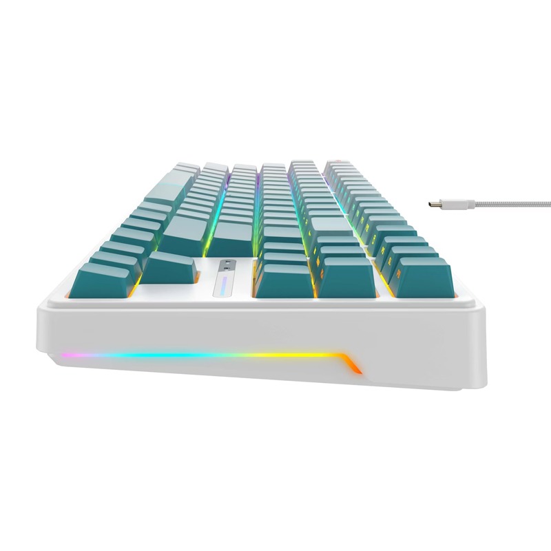 Clavier Gamer Filaire HAVIT KB901L RGB BACKLIT - Blanc - Image 4