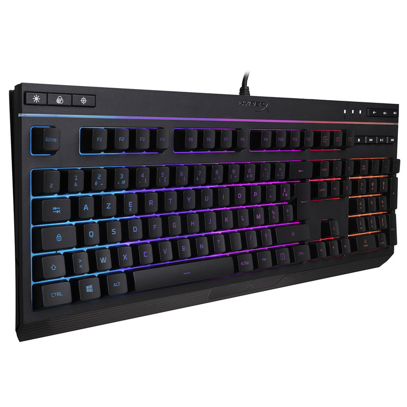 Clavier Gamer Filaire HYPERX Alloy Core RGB AZERTY - Noir - Image 3