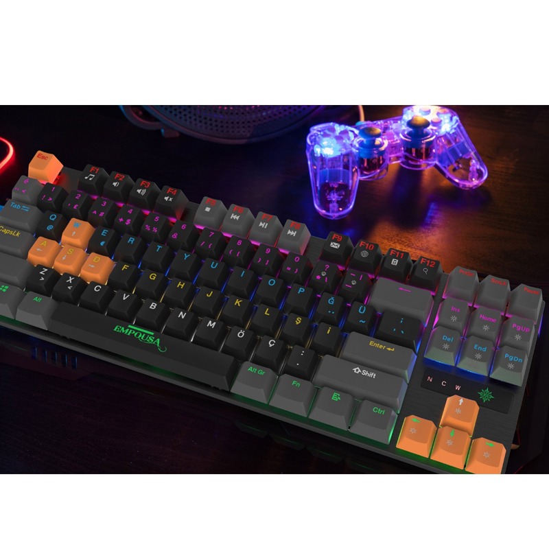 Clavier Gamer Filaire INCA IKG-439 Mécanique Interrupteur rouge RGB - Image 5