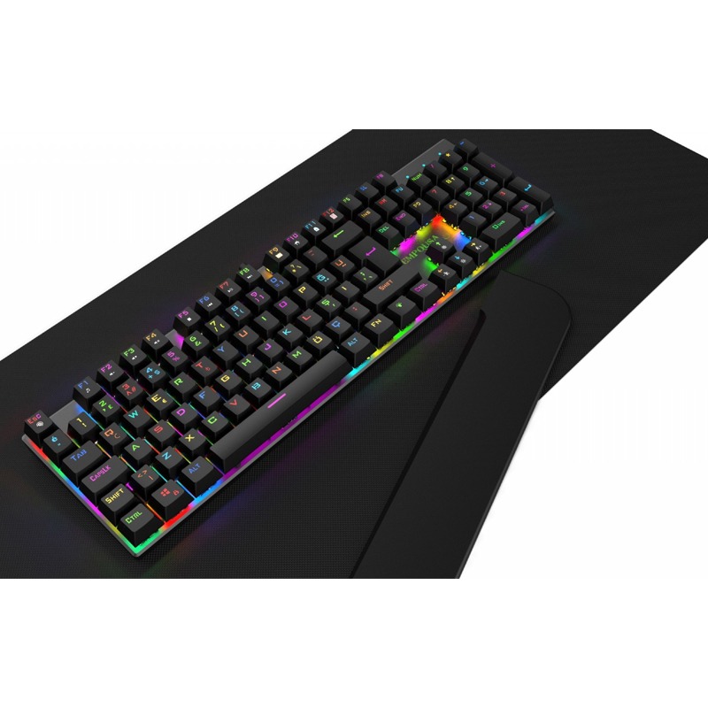 Clavier Gamer Filaire INCA IKG-443 Mécanique Interrupteur rouge RGB - Noir - Image 6