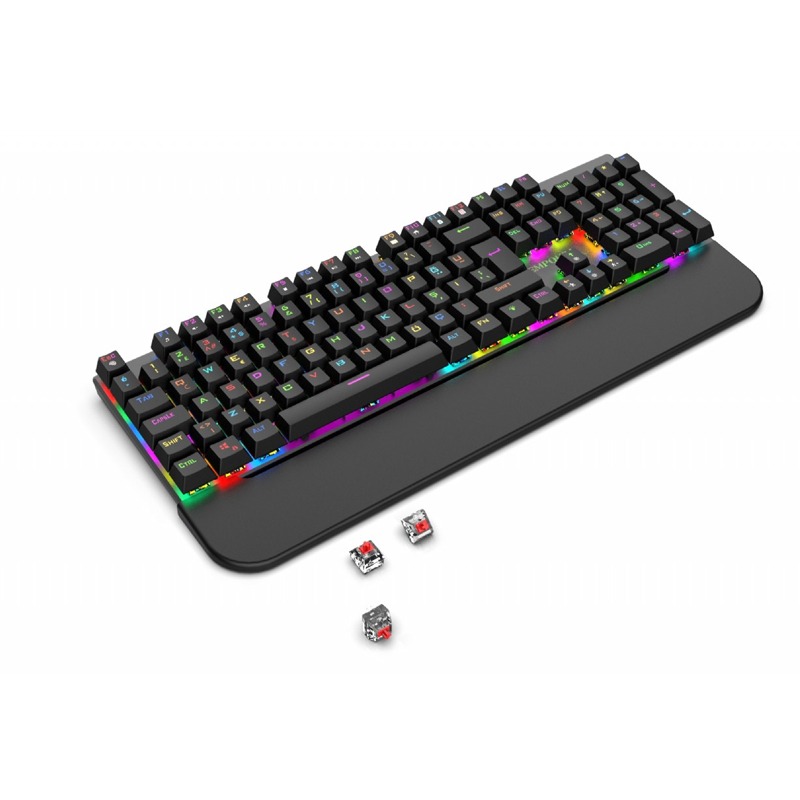Clavier Gamer Filaire INCA IKG-443 Mécanique Interrupteur rouge RGB - Noir - Image 9