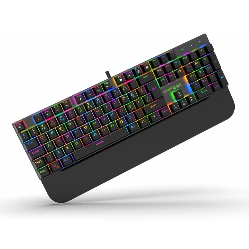 Clavier Gamer Filaire INCA IKG-443 Mécanique Interrupteur rouge RGB - Noir - Image 4