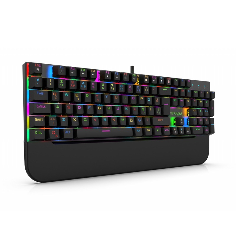 Clavier Gamer Filaire INCA IKG-443 Mécanique Interrupteur rouge RGB - Noir - Image 3