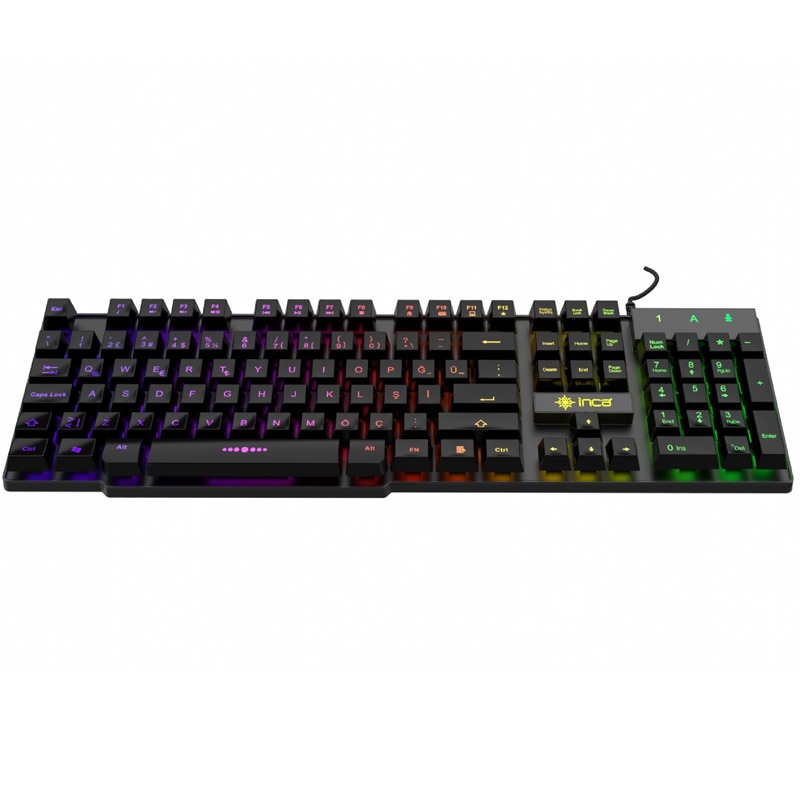 Clavier Gamer Filaire INCA IKG-446 RGB - Noir - Image 2