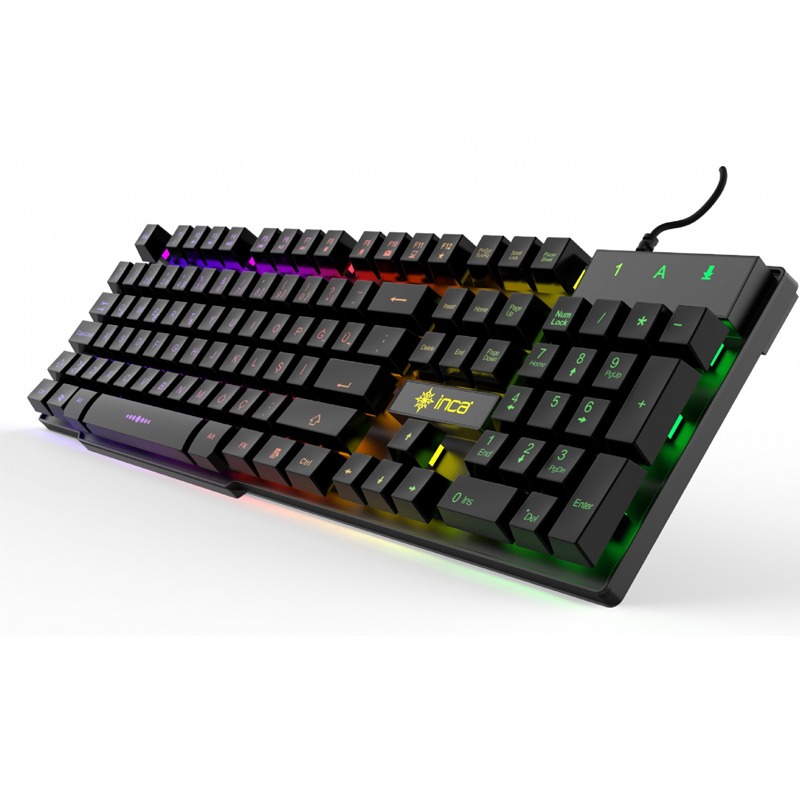 Clavier Gamer Filaire INCA IKG-446 RGB - Noir - Image 4