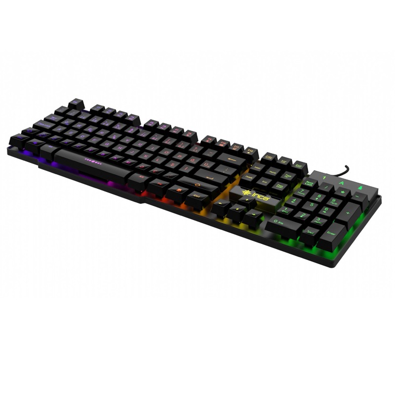 Clavier Gamer Filaire INCA IKG-446 RGB - Noir - Image 3
