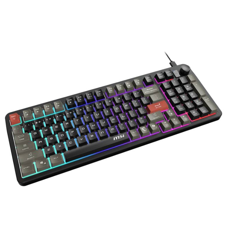 Clavier Gamer Filaire MSI FORGE GK110 AZERTY - Noir - Image 3