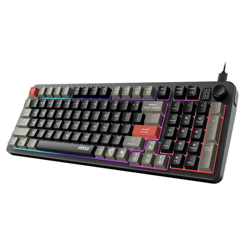 Clavier Gamer Filaire MSI FORGE GK110 AZERTY - Noir - Image 4