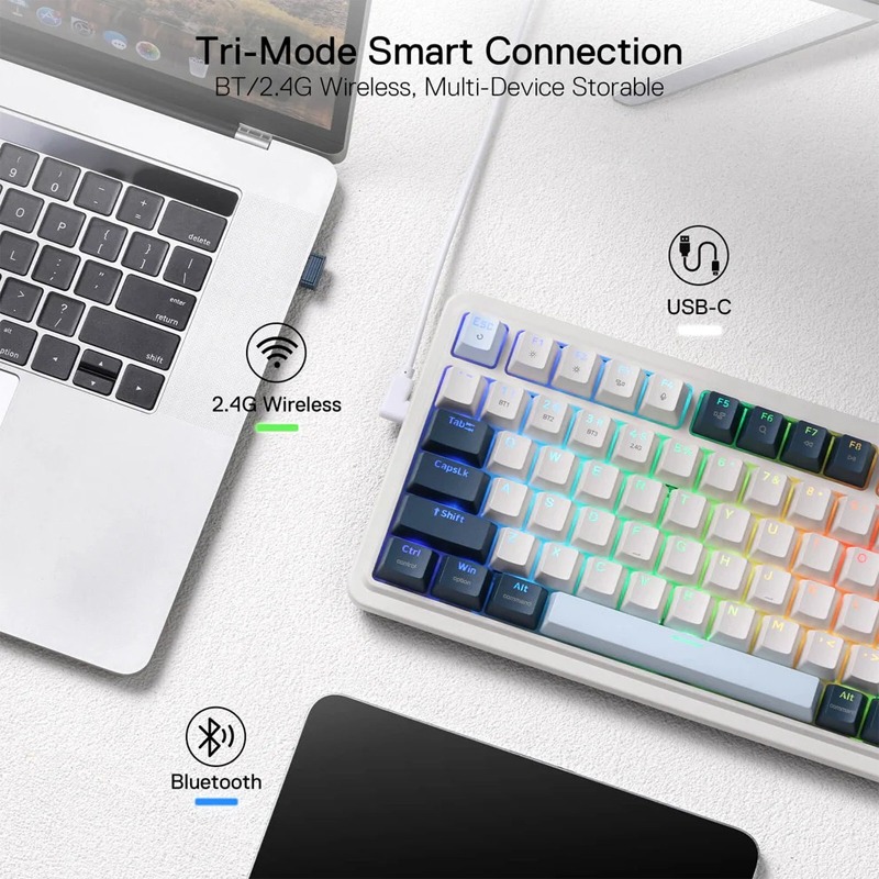 Clavier Gamer Filaire REDRAGON EISA PRO K686WB RGB - Image 3