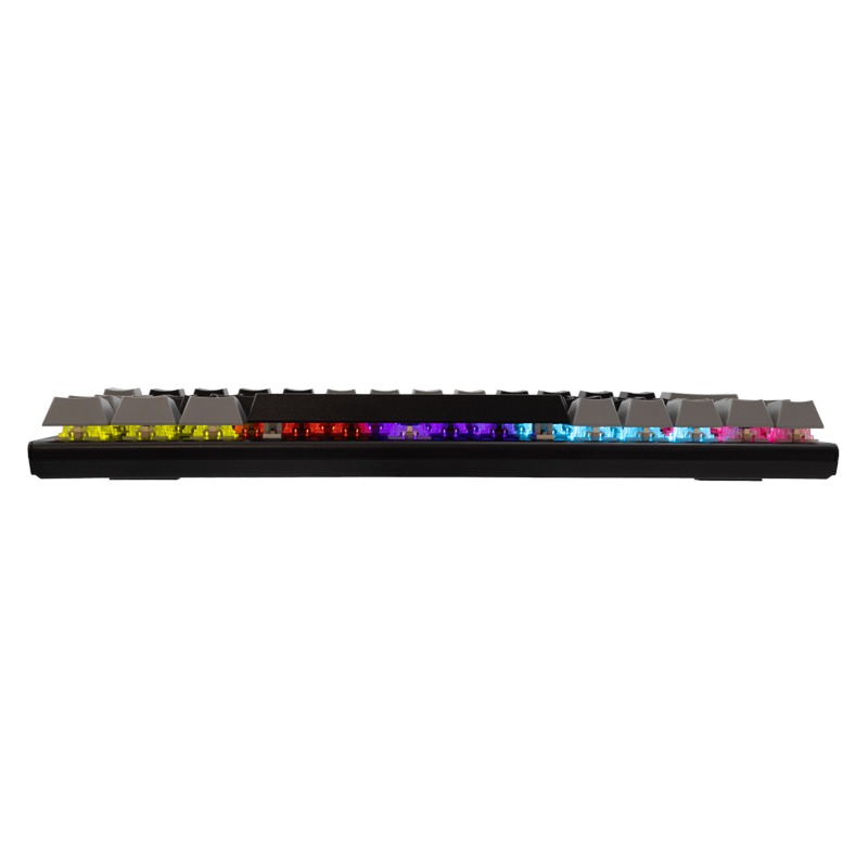 Clavier Gamer Filaire WHITE SHARK WAKIZASHI 2 US Noir/Gris - Interrupteurs bleu - Image 5