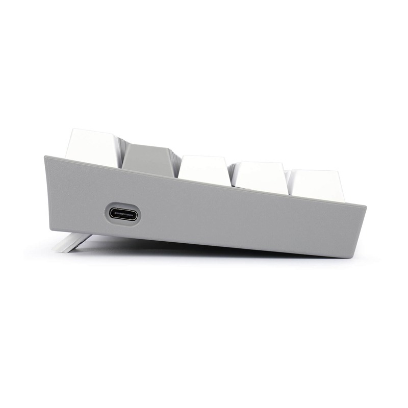 Clavier Gamer Mécanique REDRAGON Fizz K617 RGB Switch Rouge - Blanc et Gris - Image 6