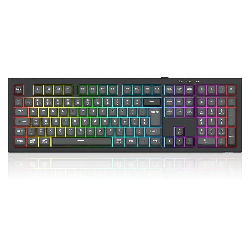 Clavier Gamer REDRAGON CRUX FR Bluetooth K518-RGB Pro - Noir  - Image 3