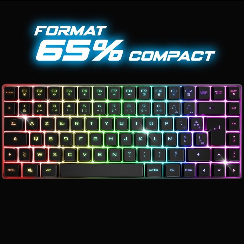 Clavier Gamer Sans Fil SPIRIT OF GAMER Elite-K70 RGB - Noir - Image 2