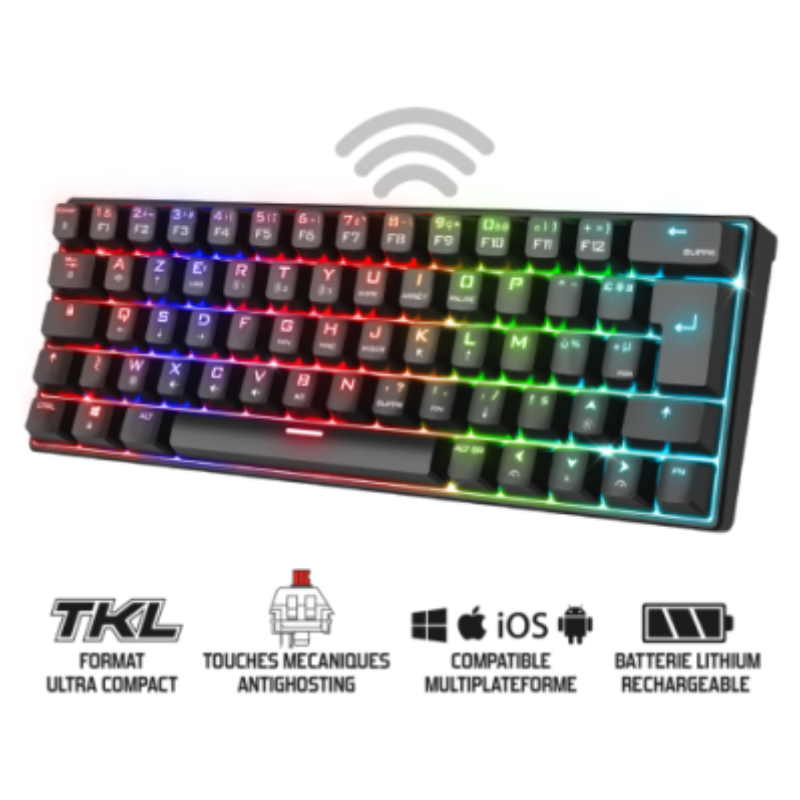 Clavier Gamer SPIRIT OF GAMER XPERT-K200 RGB - Noir - Image 2