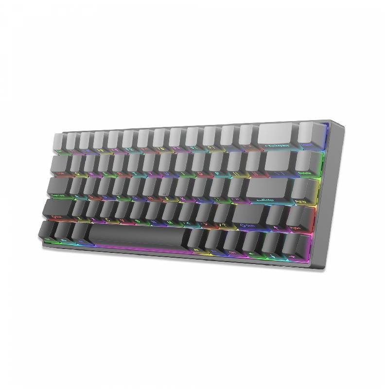Clavier Gamer WHITE SHARK RGB NUNCHAKU US Gris - GK-007711 - Image 3